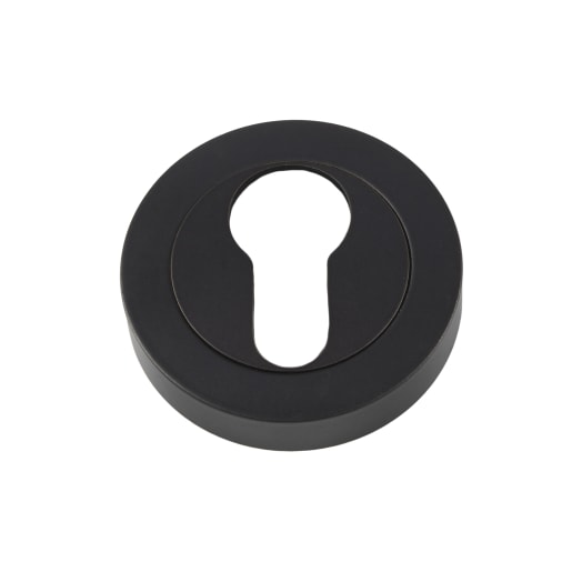 Carlisle Brass Euro Escutcheon 50 x 10mm Matt Black