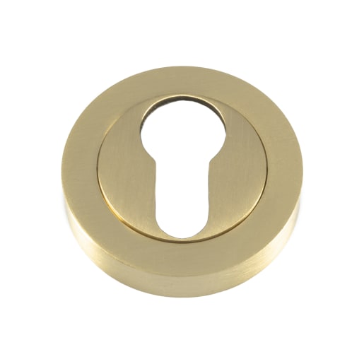 Carlisle Brass Euro Escutcheon 50 x 10mm Satin Brass