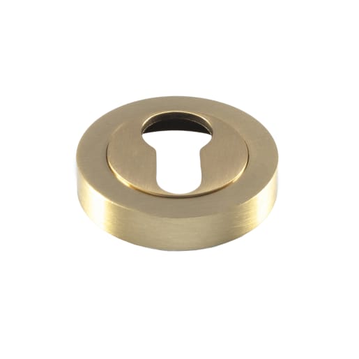 Carlisle Brass Euro Escutcheon 50 x 10mm Satin Brass