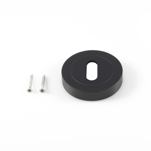 Carlisle Brass Lock Escutcheon 50 x 10mm Matt Black