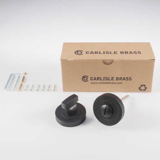 Carlisle Brass Thumbturn & Release 50mm Matt Black