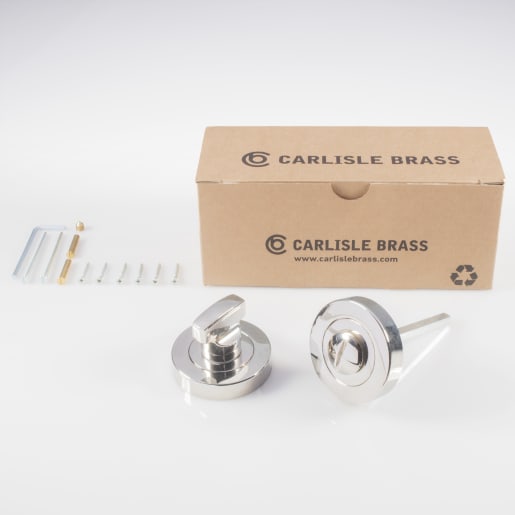 Carlisle Brass Thumbturn & Release 50mm Polished Nickel