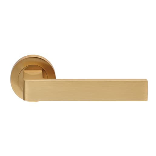 Carlisle Brass Sasso Lever on Rose Satin Brass