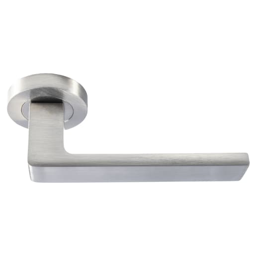 Carlisle Brass Sasso Lever on Rose Satin Nickel