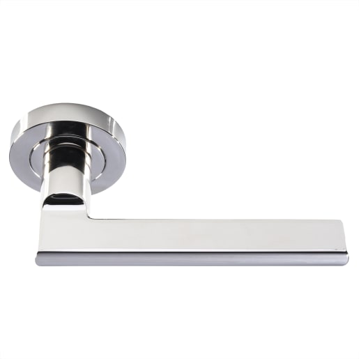 Carlisle Brass Trentino Lever on Rose Polished Nickel