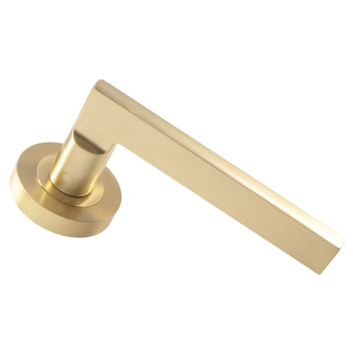 Carlisle Brass Trentino Lever on Rose Satin Brass