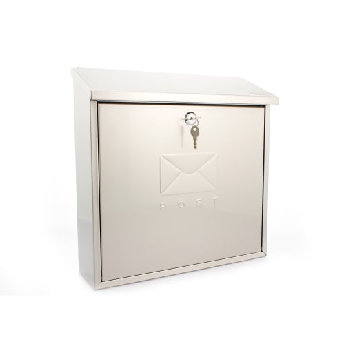 Phoenix Post Box Contemporary Stainless Steel