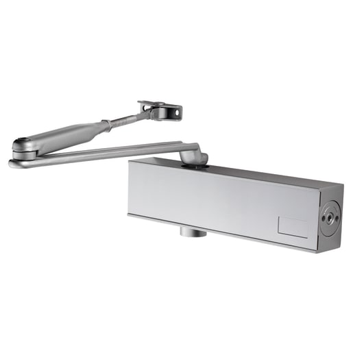 Eurospec Overhead Door Closer Variable Power Size 2-4 Silver