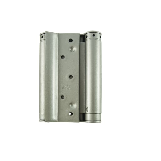Groom Liobex Double Action Spring Hinges 125mm H Silver