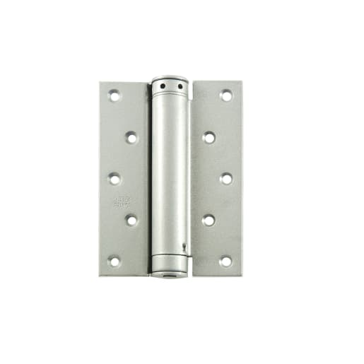 Groom Liobex Single Action Spring Hinges 125mm H Silver