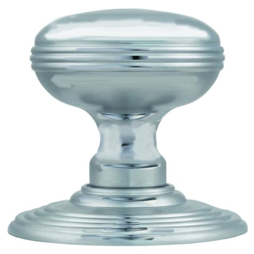 Carlisle Brass Delamain Ringed Concealed Fix Knob Polished Chrome