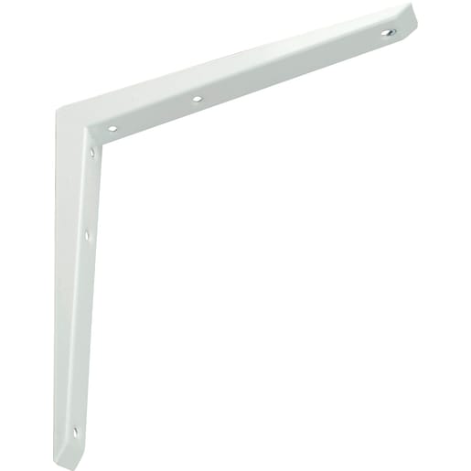 Blue Diamond Shelf Bracket Mitred 250 x 250mm White