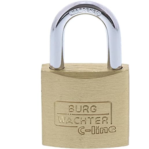 Burg-Wachter C-Line 222 30mm Brass Padlock