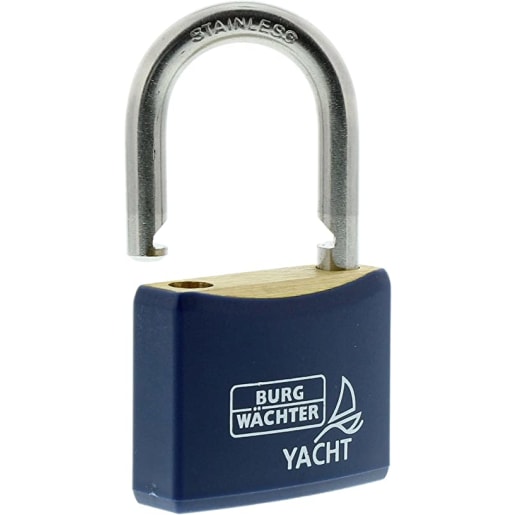 Burg-Wachter Yacht 460 Brass Rustproof 30mm Marine Padlock