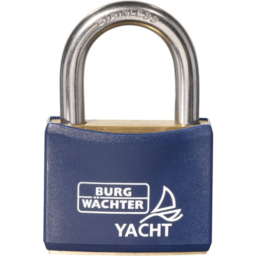Burg-Wachter Yacht 460 Brass Rustproof 40mm Marine Padlock