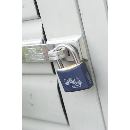 Burg-Wachter Yacht 460 Brass Rustproof 50mm Marine Padlock