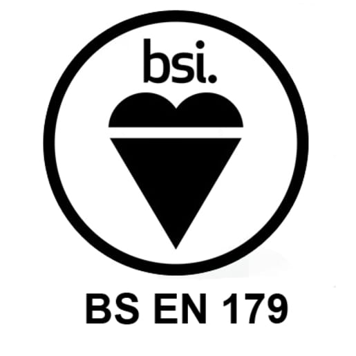 Eurospec Reversible Push Pad Rim Latch Silver