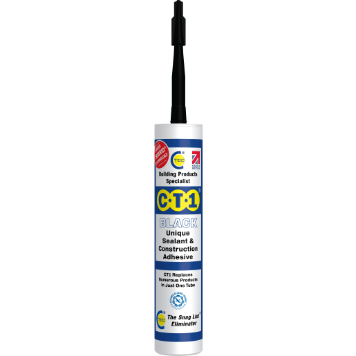 C-Tec CT1 TRIBRID® Multi Purpose Sealant & Adhesive Black 290ml