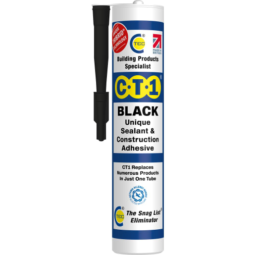 C-Tec CT1 TRIBRID® Multi Purpose Sealant & Adhesive Black 290ml