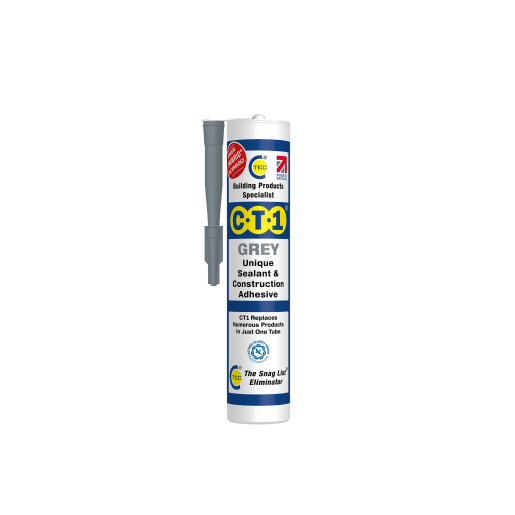 C-Tec CT1 Grey TRIBRID® Multi Purpose Sealant & Adhesive - 290ml