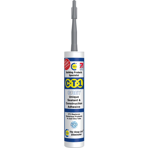 C-Tec CT1 TRIBRID® Multi Purpose Sealant & Adhesive Grey 290ml