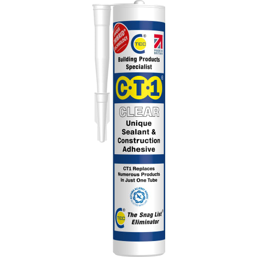 C-Tec CT1 TRIBRID® Multi Purpose Sealant & Adhesive Clear 290ml