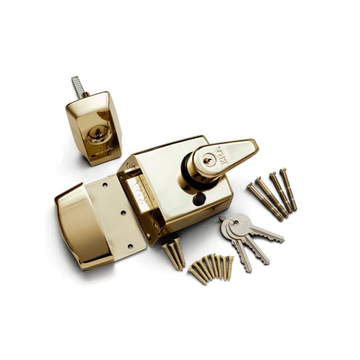 ERA British Standard High Security Nightlatch 60mm in Brass Finish