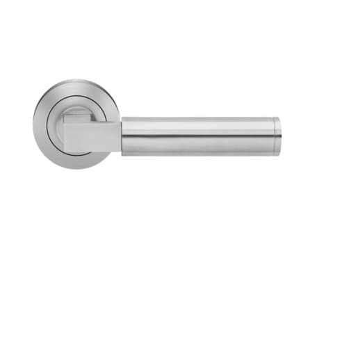 Karcher Tasmania Lever on Round Rose Satin Stainless Steel