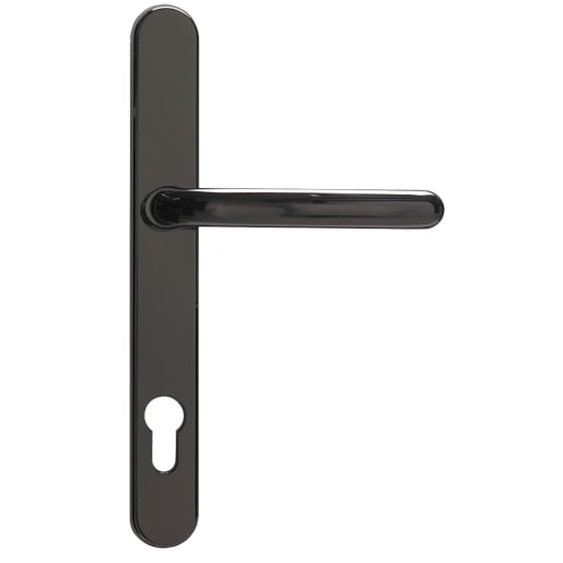 ERA Fab & Fix Balmoral Sprung Inline Lever Door Handle in Hardex Bronze Finish 243mm Backplate 