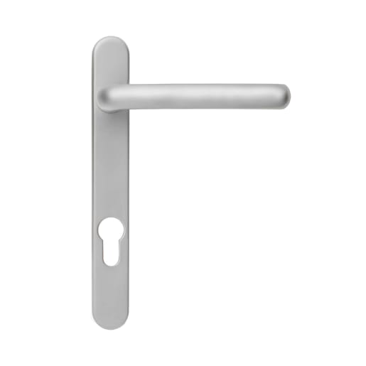 ERA Fab & Fix Windsor Sprung Inline Lever Door Handle in Satin Finish 206mm Backplate 