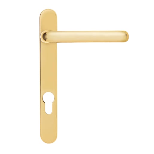 ERA Windsor Sprung Lever Lever Inline Door Handle Gold Finish