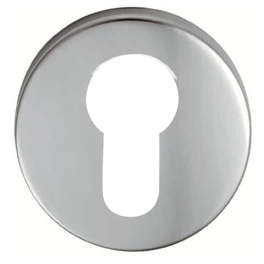 Eurospec Euro Profile Escutcheon 52mm Satin Anodised Aluminium
