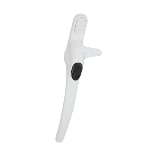 ERA Charisma Cockspur Non Locking Window Handle Left Hand 21mm nose Height White Finish