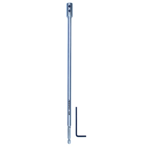 TIMco Flat Bit Extension Rod 300 x 6.35mm Uncoated