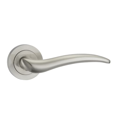 Fortessa Swish Contempo Lever on Round Rose Satin Nickel