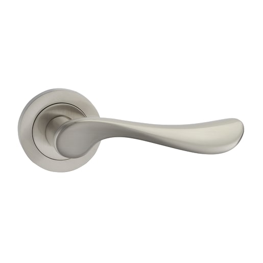 Fortessa Wave Contempo Lever on Round Rose Satin Nickel
