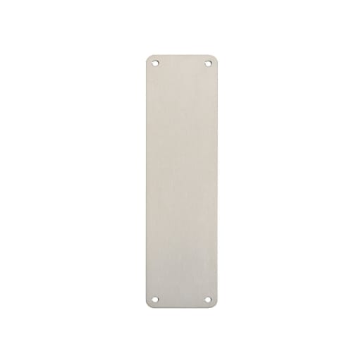 Eurospec Plain Finger Plate 300 x 75mm Satin Stainless Steel