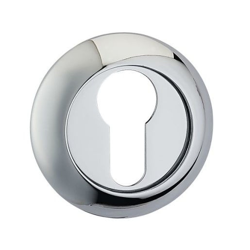 Fortessa Euro Profile Raised Escutcheon in Polished Chrome