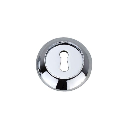 Fortessa Raised Keyhole Escutcheon Polished Chrome