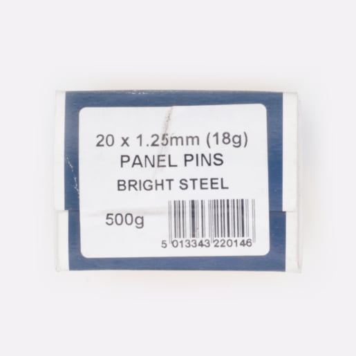 Challenge Bright Steel Panel Pin 20 x 1.25mm Uncoated
