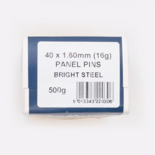 Challenge Bright Steel Panel Pin 40 x 1.6mm Uncoated