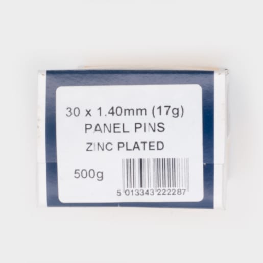 Challenge Panel Pin 30 x 1.4mm Zinc Plated