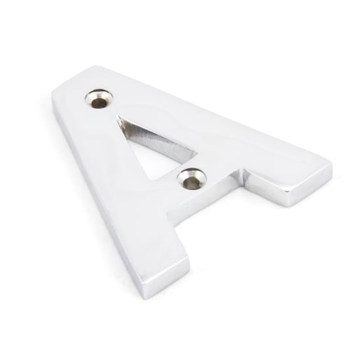 From The Anvil Polished Chrome Letter A