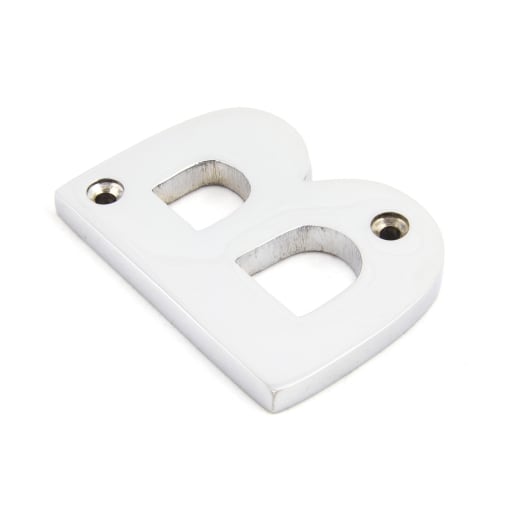 From The Anvil Polished Chrome Letter B