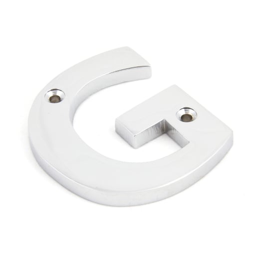From The Anvil Polished Chrome Letter G