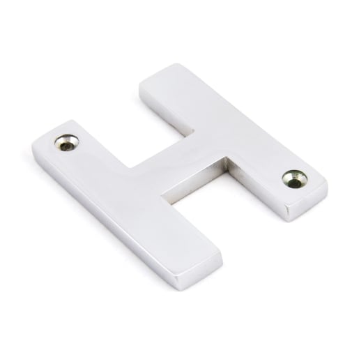 From The Anvil Polished Chrome Letter H