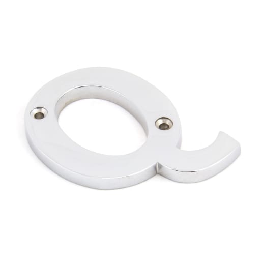 From The Anvil Polished Chrome Letter Q