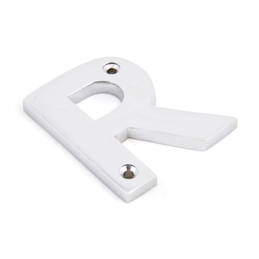 From The Anvil Polished Chrome Letter R