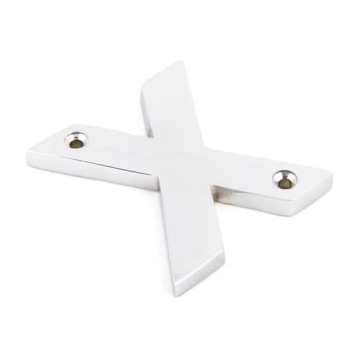 From The Anvil Polished Chrome Letter X