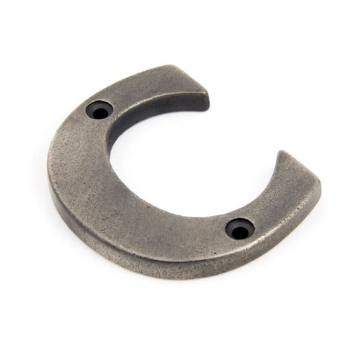 From The Anvil Antique Pewter Letter C